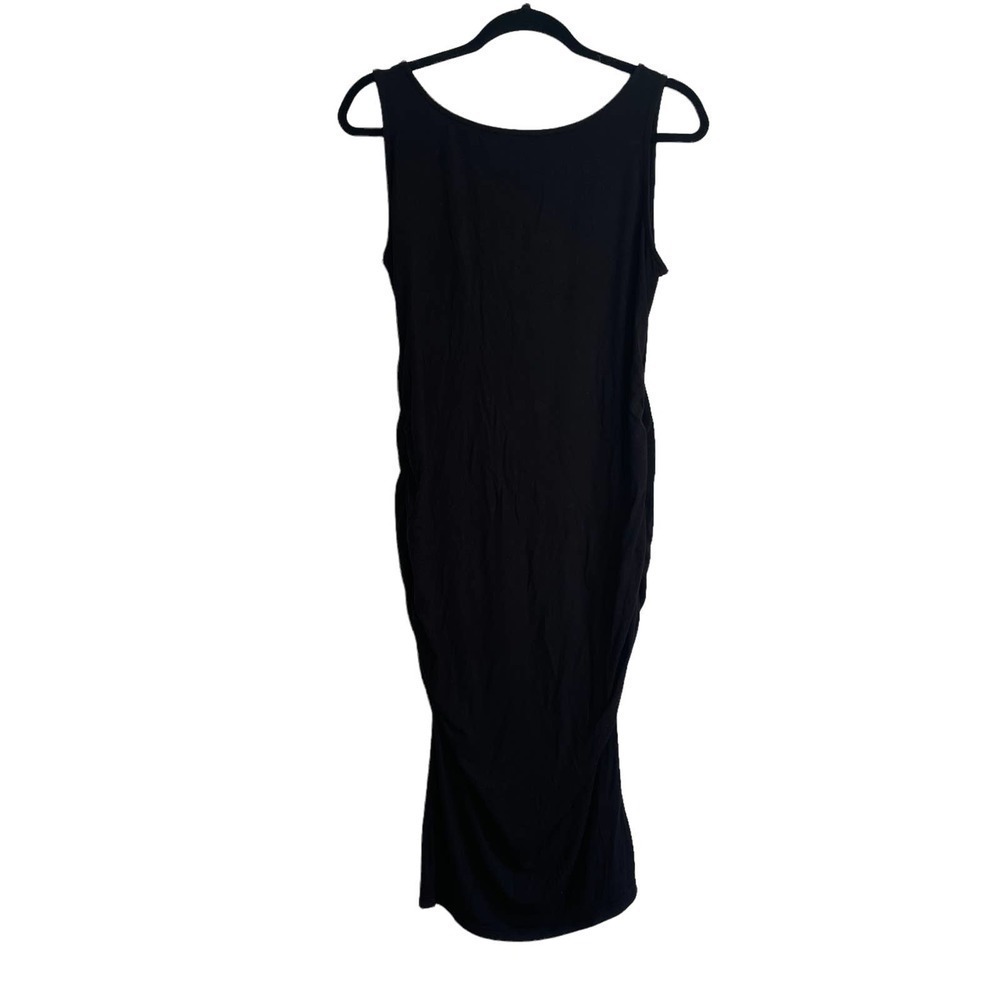Kimi and Kai Bodycon Maternity Dress Sleeveless Black Women's Size L